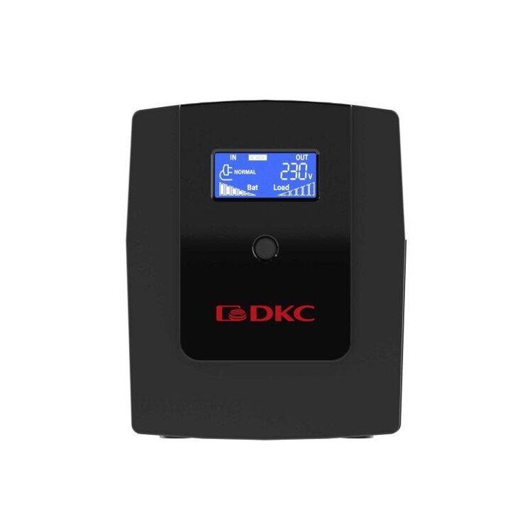 Источник бесперебойного питания ИБП Info LCD 1500В.А IEC C13 (4) USB + RJ45 DKC INFOLCD1500I